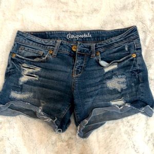 Aeropostale distressed Jean shorts